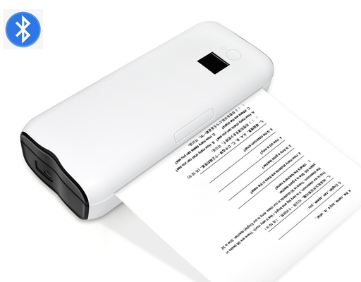 Μικρός φορητός A4 εκτυπωτής εγγράφου 203DPI Usb Bluetooth για έξω τη χρήση γραφείων ή σπιτιών