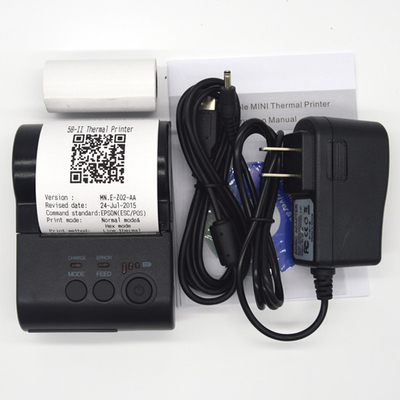 Ασύρματοι φορητοί εκτυπωτές 58mm ODM RS232 Bluetooth αρρενωποί για το κινητό τηλέφωνο