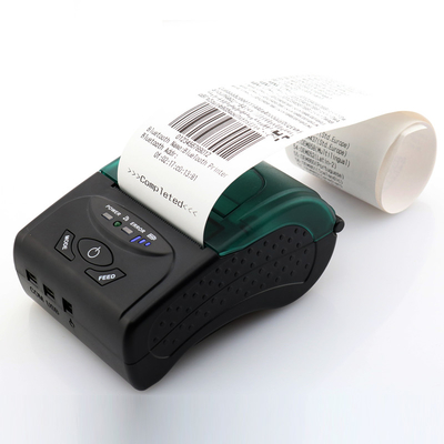 θερμικός εκτυπωτής Bluetooth εκτυπωτών 58mm ασύρματος φορητός μίνι για την εκτύπωση παραλαβών κώδικα QR