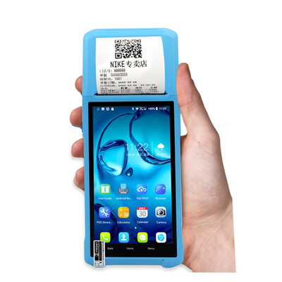φορητή POS τελική πληρωμή 3g 4g κινητή όλοι σε μια POS μηχανή 5,5» οθόνη επαφής