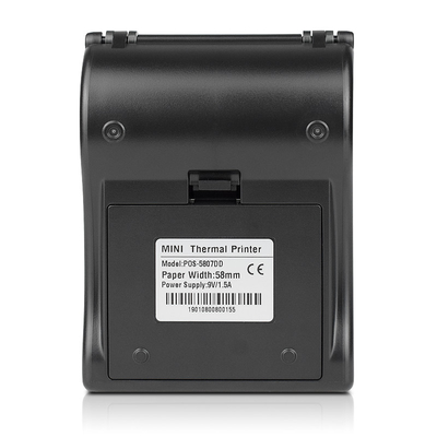 θερμικός εκτυπωτής Bluetooth εκτυπωτών 58mm ασύρματος φορητός μίνι για την εκτύπωση παραλαβών κώδικα QR