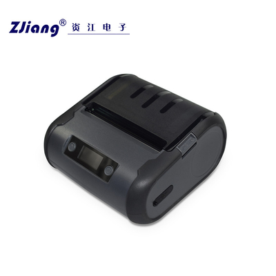 TSPL CPCL μαύρα φορητά 80mm εκτυπωτής 6x4 Bluetooth ετικετών 3 ίντσας