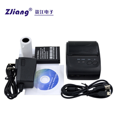 ZJIANG 58mm φορητό μίνι POS θερμικών εκτυπωτών λιανικό σύστημα εκτυπωτών