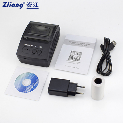 Τελικός αρρενωπός θερμικός εκτυπωτής 58mm Zjiang 5811dd Bluetooth