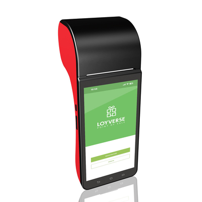 5.5inch η ΚΜΕ MT6580 όλες σε ένα POS τερματικό ενσωμάτωσε τον εκτυπωτή 58mm